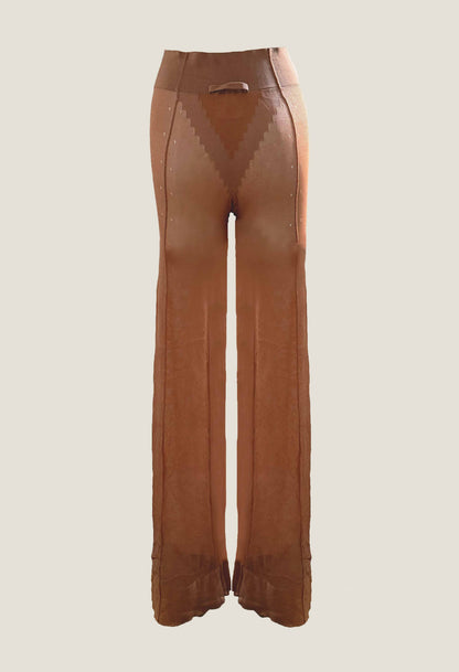 JEAN PAUL GAULTIER – PINK KNIT PANTS