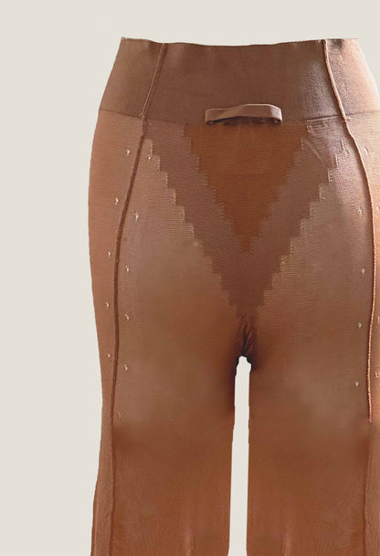 JEAN PAUL GAULTIER – PINK KNIT PANTS