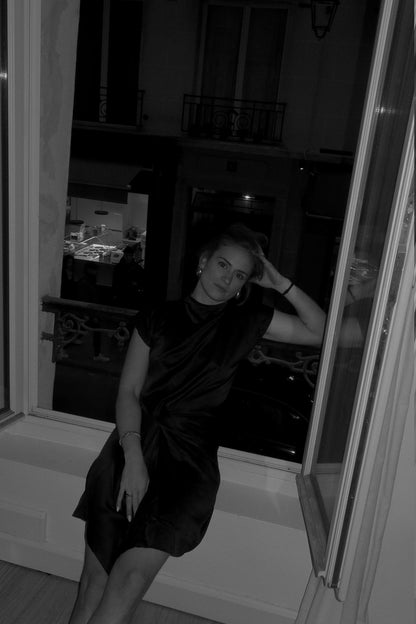 NINA RICCI – SILK BLACK DRESS